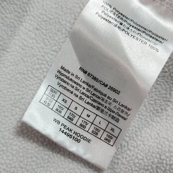 BURTON Full Zip Up Fleece Hoodie Sweatshirt Tie Dye Small         Lot D - Picture 8 of 9